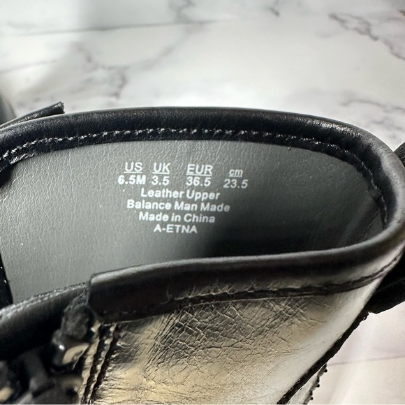 Franco Sarto Etna Leather Boot Size 6.5 Black - Picture 7 of 10